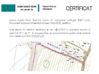 Certificado de superficies