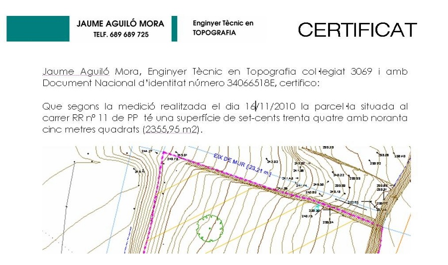 Certificación registro